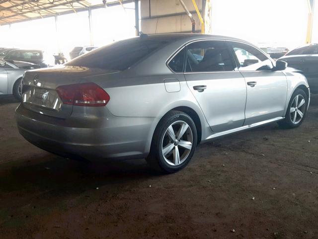 1VWBT7A39EC056992 - 2014 VOLKSWAGEN PASSAT SE SILVER photo 4