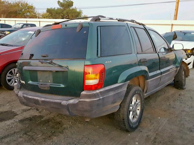 1J4GW58S0XC652040 - 1999 JEEP GRAND CHER GREEN photo 4