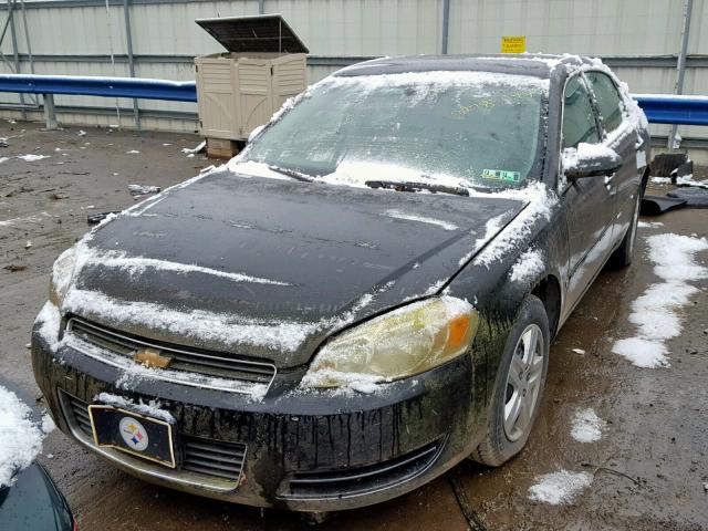 2G1WB58K069405015 - 2006 CHEVROLET IMPALA LS BLACK photo 2