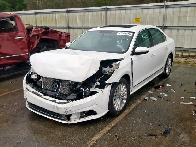 1VWBS7A32GC018221 - 2016 VOLKSWAGEN PASSAT SE WHITE photo 2