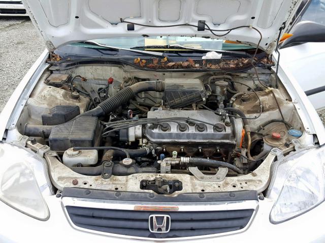 2HGEJ6627XH501134 - 1999 HONDA CIVIC DX WHITE photo 7