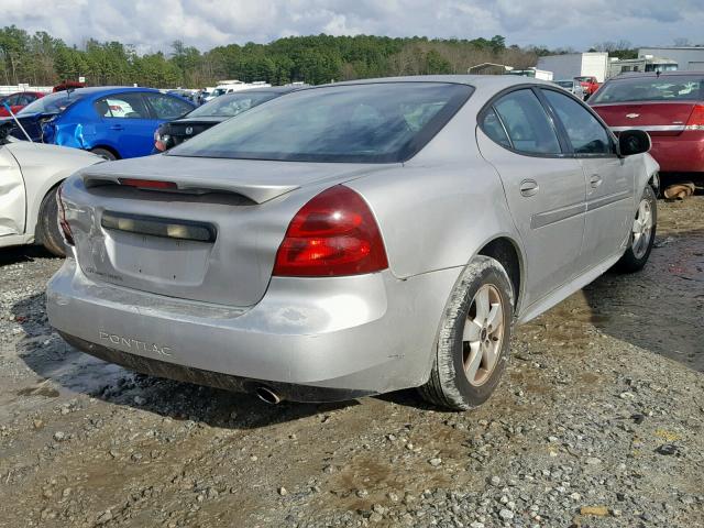 2G2WP552771112102 - 2007 PONTIAC GRAND PRIX SILVER photo 4