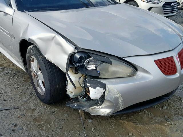 2G2WP552771112102 - 2007 PONTIAC GRAND PRIX SILVER photo 9