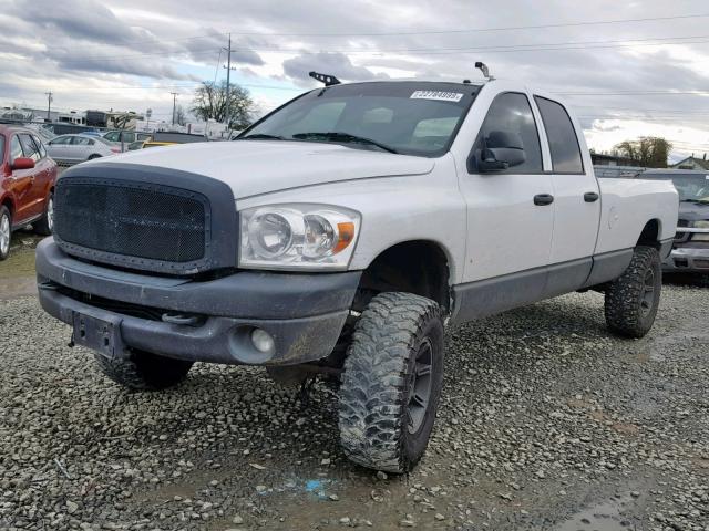 3D7KS28A48G194475 - 2008 DODGE RAM 2500 S WHITE photo 2