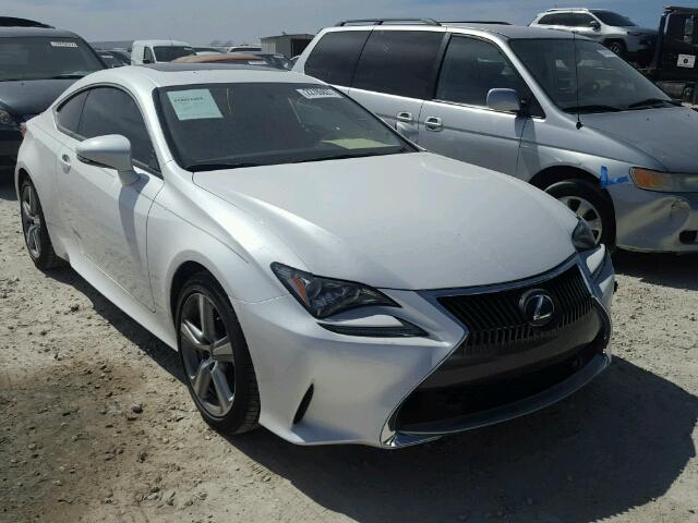 JTHHA5BC5G5004142 - 2016 LEXUS RC 200T WHITE photo 1