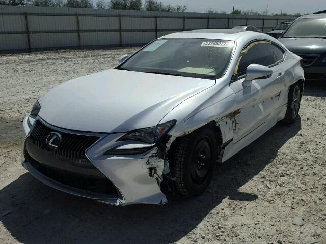 JTHHA5BC5G5004142 - 2016 LEXUS RC 200T WHITE photo 2