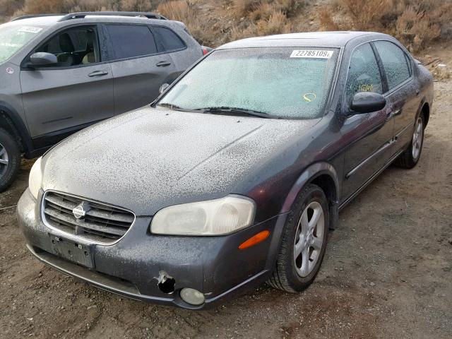 JN1CA31A51T104005 - 2001 NISSAN MAXIMA GXE GRAY photo 2