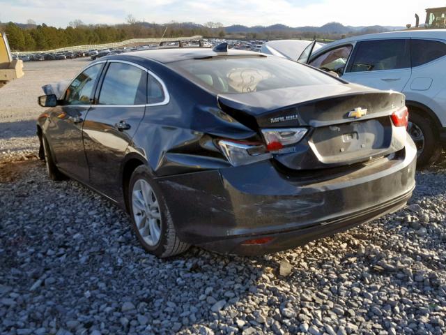 1G1ZE5ST8HF115654 - 2017 CHEVROLET MALIBU LT GRAY photo 3
