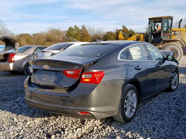 1G1ZE5ST8HF115654 - 2017 CHEVROLET MALIBU LT GRAY photo 4
