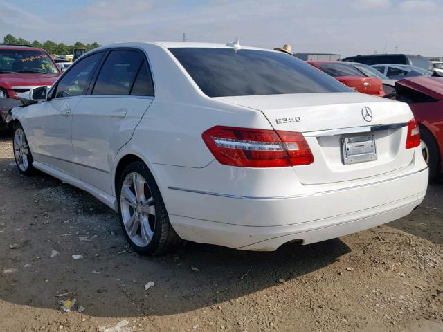 WDDHF5KB1DA715954 - 2013 MERCEDES-BENZ E 350 WHITE photo 3