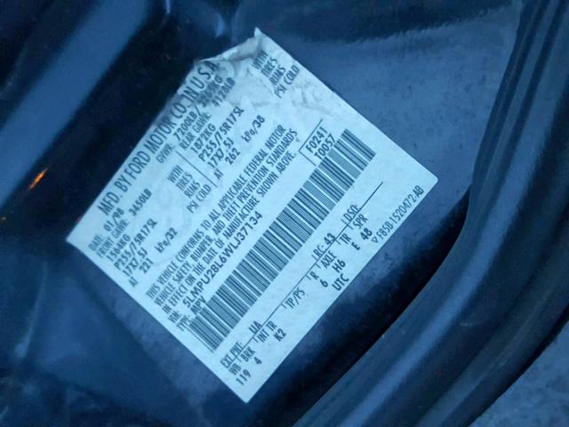 5LMPU28L6WLJ37134 - 1998 LINCOLN NAVIGATOR შავი ფოტო 10