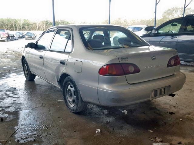 1NXBR12E52Z609931 - 2002 TOYOTA COROLLA CE SILVER photo 3