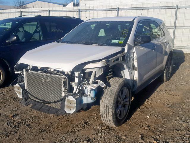 1GNALBEK0DZ113666 - 2013 CHEVROLET EQUINOX LS WHITE photo 2