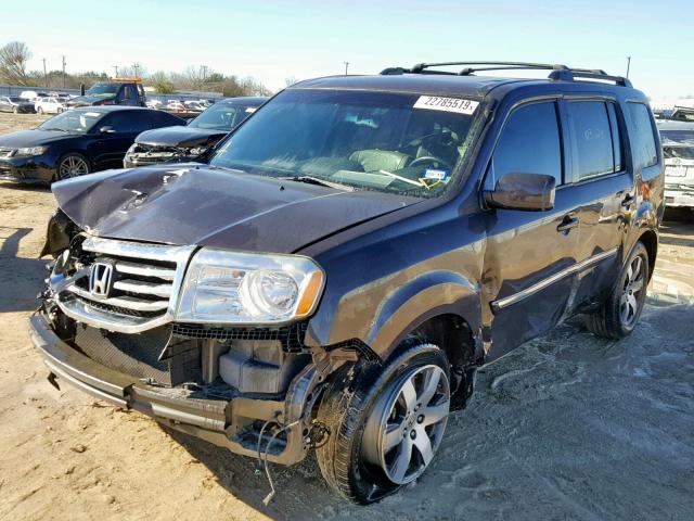 5FNYF3H97CB040541 - 2012 HONDA PILOT TOUR Qəhvəyi foto 2