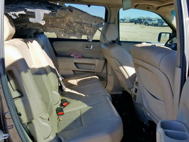 5FNYF3H97CB040541 - 2012 HONDA PILOT TOUR Qəhvəyi foto 6