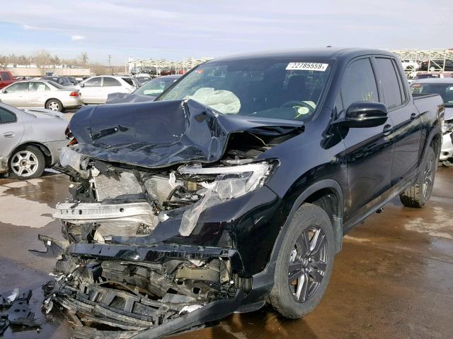 5FPYK3F19JB015220 - 2018 HONDA RIDGELINE BLACK photo 2