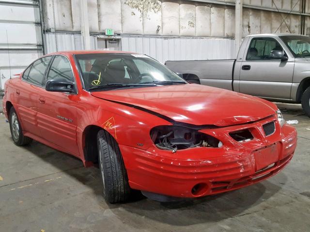 1G2NF52E21M611379 - 2001 PONTIAC GRAND AM S RED photo 1