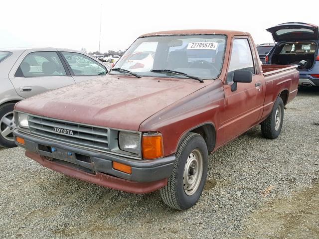 JT4RN50R3H0242782 - 1987 TOYOTA PICKUP 1/2 RED photo 2