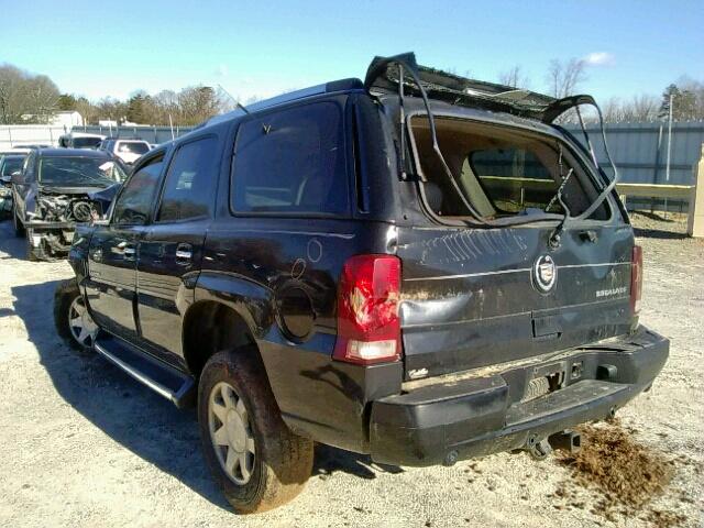 1GYEK63N62R115219 - 2002 CADILLAC ESCALADE L BLACK photo 3