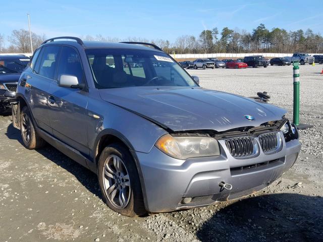 WBXPA93476WD33371 - 2006 BMW X3 3.0I GRAY photo 1