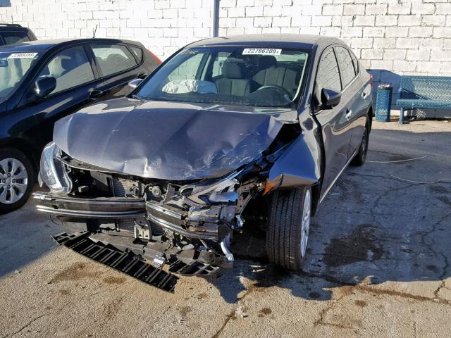 3N1AB7AP8JY317473 - 2018 NISSAN SENTRA S GRAY photo 2