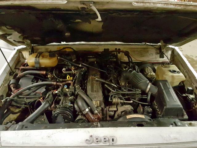 1J4FJ58L9LL283580 - 1990 JEEP CHEROKEE L WHITE photo 7