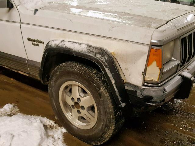 1J4FJ58L9LL283580 - 1990 JEEP CHEROKEE L WHITE photo 9