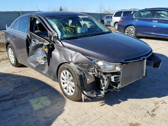 1G1PC5SH8B7174052 - 2011 CHEVROLET CRUZE LS GRAY photo 1