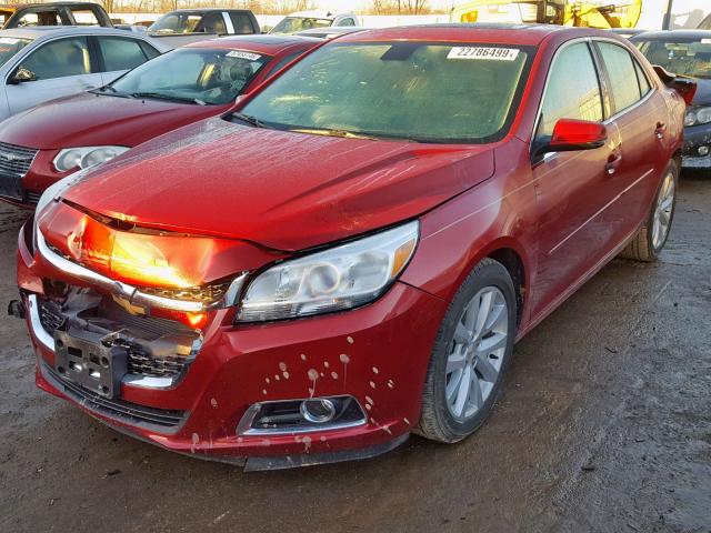 1G11E5SL0EU131707 - 2014 CHEVROLET MALIBU 2LT RED photo 2