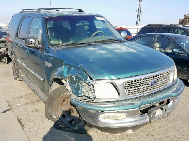 1FMRU17L0WLA81375 - 1998 FORD EXPEDITION GREEN photo 1