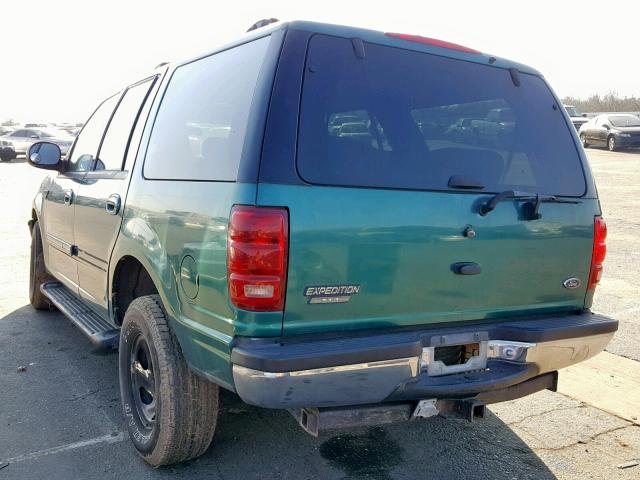 1FMRU17L0WLA81375 - 1998 FORD EXPEDITION GREEN photo 3