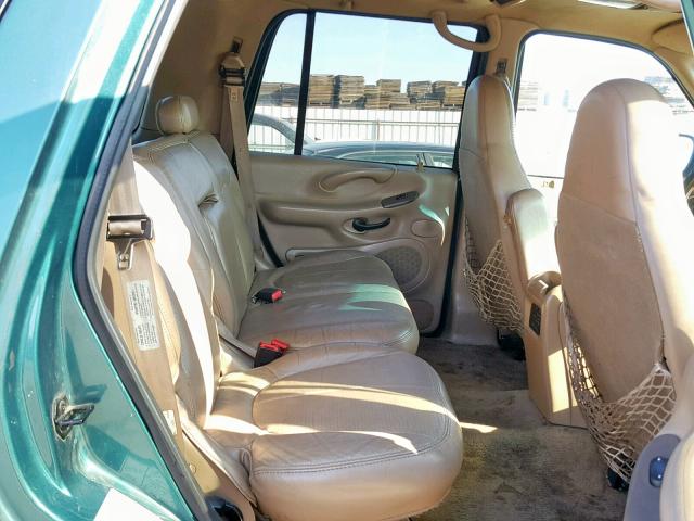 1FMRU17L0WLA81375 - 1998 FORD EXPEDITION GREEN photo 6