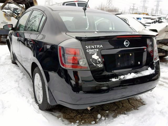 3N1AB6AP1BL624606 - 2011 NISSAN SENTRA 2.0 BLACK photo 3