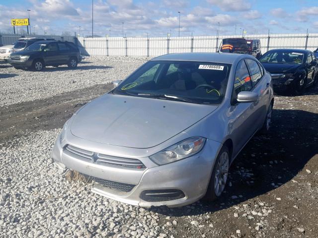 1C3CDFBH9DD176023 - 2013 DODGE DART SXT SILVER photo 2