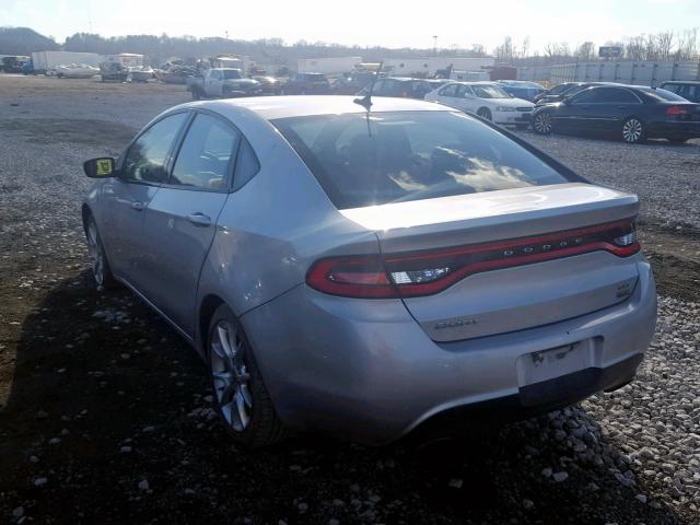 1C3CDFBH9DD176023 - 2013 DODGE DART SXT SILVER photo 3