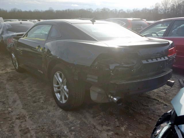 2G1FB1E34F9141531 - 2015 CHEVROLET CAMARO LS BLACK photo 3