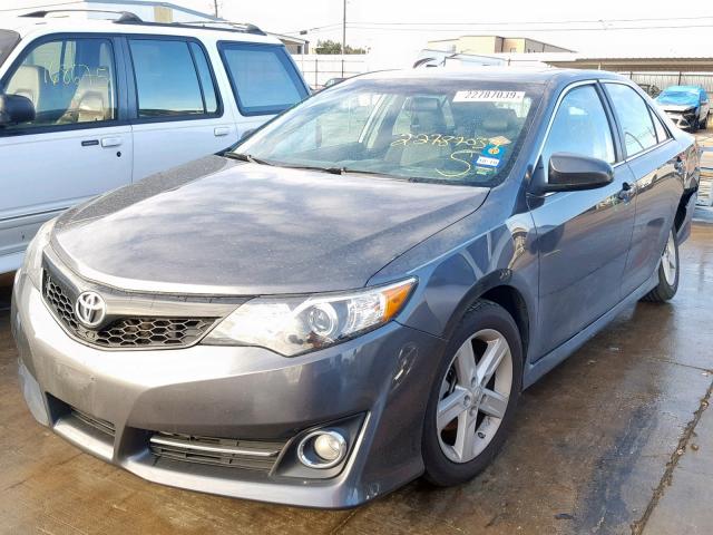 4T1BF1FK9DU249347 - 2013 TOYOTA CAMRY L CHARCOAL photo 2