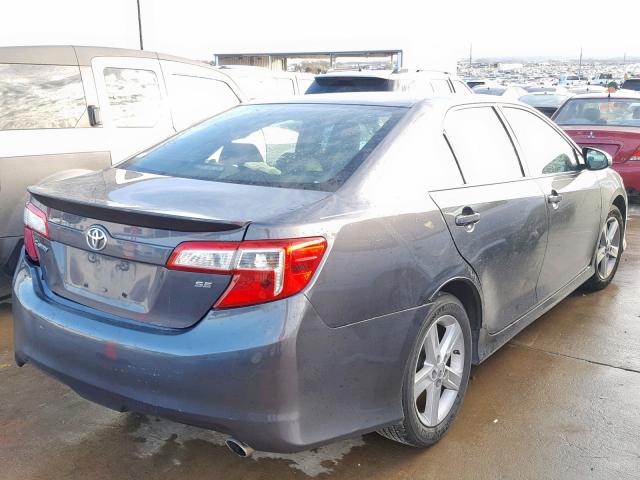 4T1BF1FK9DU249347 - 2013 TOYOTA CAMRY L CHARCOAL photo 4