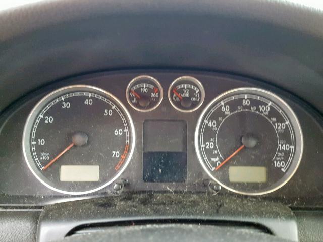 WVWTH63B82E001408 - 2002 VOLKSWAGEN PASSAT GLX BLUE photo 8