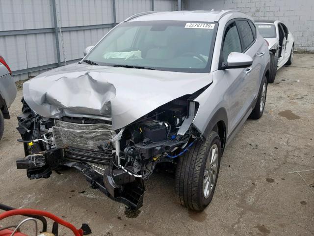 KM8J3CA46JU715028 - 2018 HYUNDAI TUCSON SEL SILVER photo 2