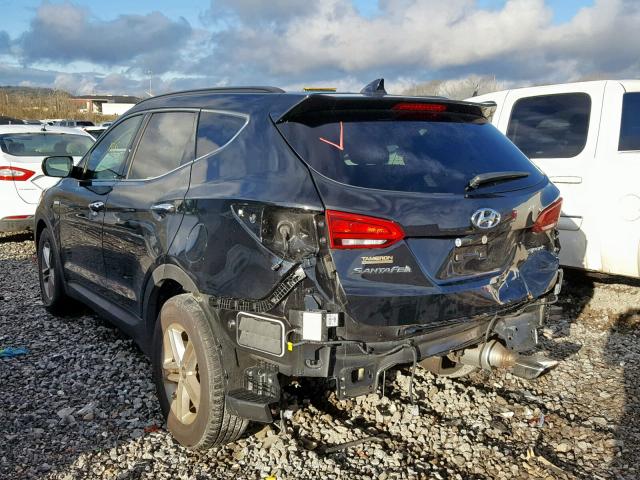 5NMZU3LB7JH066783 - 2018 HYUNDAI SANTA FE S BLACK photo 3