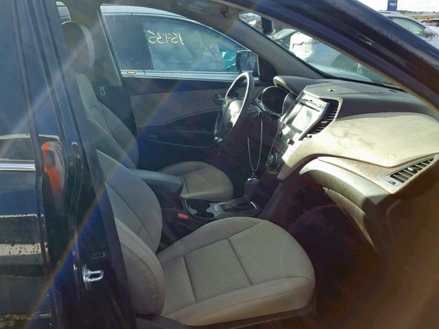 5NMZU3LB7JH066783 - 2018 HYUNDAI SANTA FE S BLACK photo 5