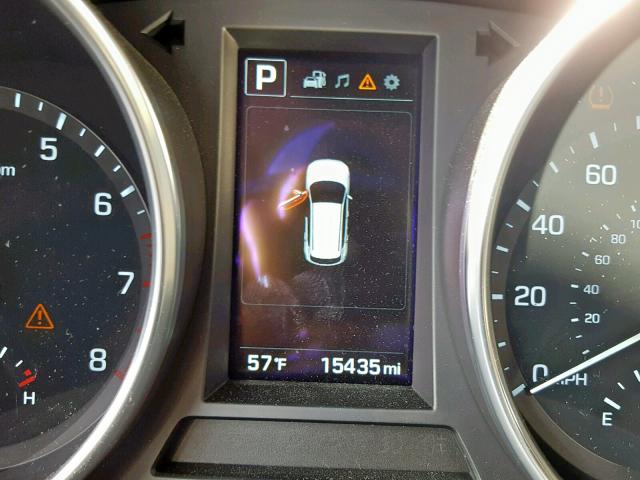 5NMZU3LB7JH066783 - 2018 HYUNDAI SANTA FE S BLACK photo 8