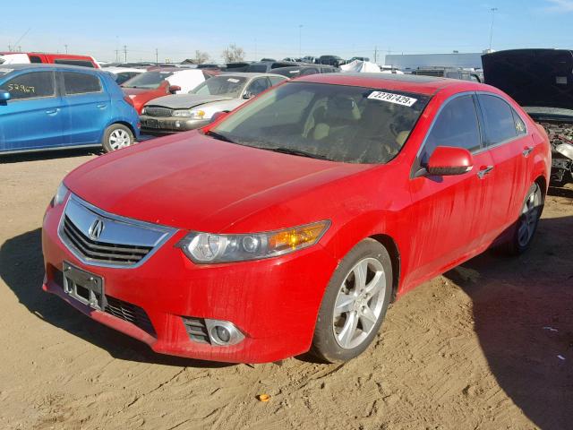 JH4CU2F68DC000789 - 2013 ACURA TSX TECH RED photo 2