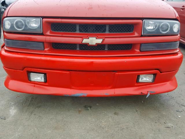 1GCCS19W918195054 - 2001 CHEVROLET S TRUCK S1 RED photo 9