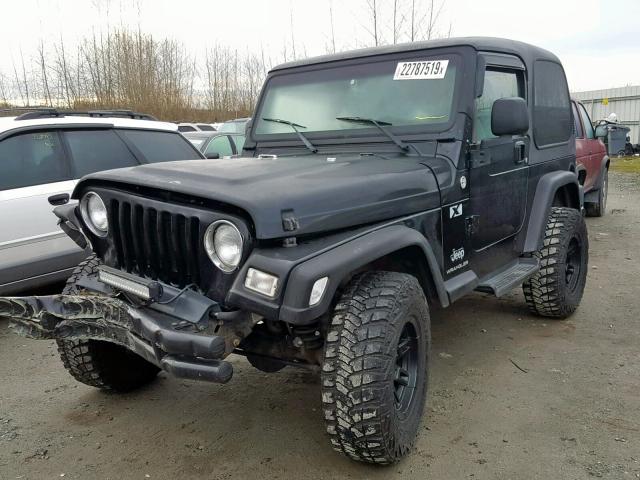 1J4FA39S06P708031 - 2006 JEEP WRANGLER X BLACK photo 2