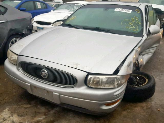 1G4HR54K21U167080 - 2001 BUICK LESABRE LI SILVER photo 2