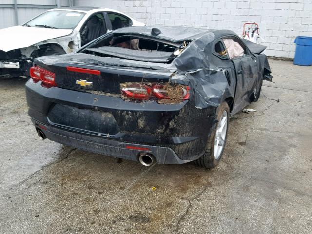 1G1FB1RS4K0108566 - 2019 CHEVROLET CAMARO LT BLACK photo 4