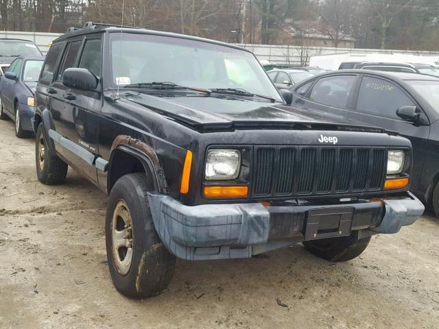 1J4FF68SXXL534448 - 1999 JEEP CHEROKEE S BLACK photo 1