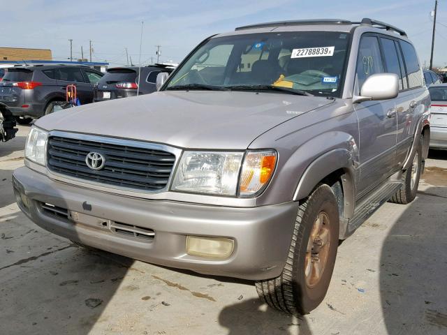 JT3HT05J3Y0115655 - 2000 TOYOTA LAND CRUIS GRAY photo 2